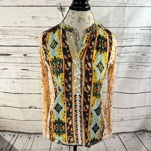 Anthropologie Tiny Devas Popover Top Size Small